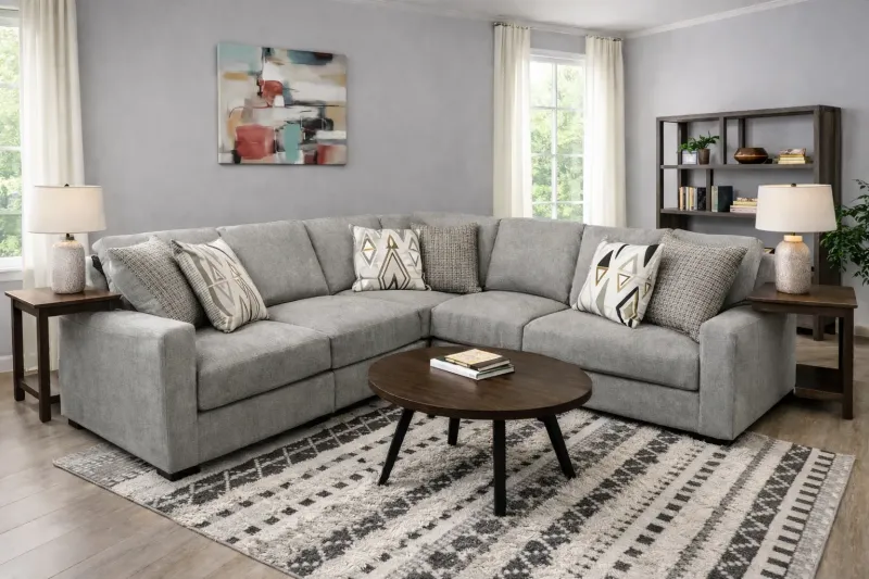 England Grey Sectional